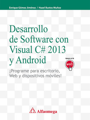 cover image of Desarrollo del Software con visual C# 2013 y Android